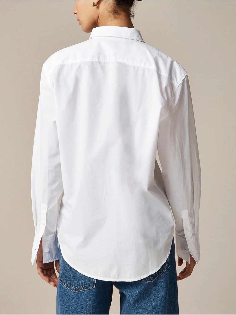 J. Crew Garçon classic shirt in cotton poplin Sz. 0